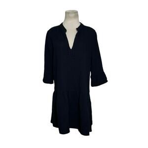 Monroe black short sleeves mini dress size large